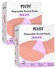 Plush Heavy Flow Disposable Period Panties Pack of 5 Medium to Large- Pink (Pack of 2)