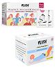 Plush Rash Free Large & XL Sanitary Pads with Disposable Pouches - 30 Pads & Plush 100 Percent US Pure Cotton Daily Panty Liner - 20 Pieces