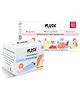 Plush Rash Free Large & XL Sanitary Pads - 42 Pads & Plush 100 Percent US Pure Cotton Daily Panty Liner - 20 Pieces
