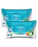 Vega Baby & Mom Pure Water Plant Based  Wet Wipes- Pack of 30 (Pack of 2)