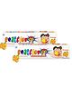 Pediflor Kidz Anticavity Fluoride Natural Orange Flavor Toothpaste Vegan Friendly - 70 g (Pack of 2)