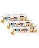 Pediflor Kidz Anticavity Fluoride Natural Orange Flavor Toothpaste Vegan Friendly - 70 g (Pack of 3)