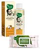 Mother Sparsh Baby Cold Pressed Coconut Oil - 200 ml & Mother Sparsh Baby Plant Powered Natural Baby Wipes With Grapefruit Extract - 60 Pieces