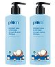 Plum Coconut Milk & Peptides Strength & Shine Shampoo Pack of 2 - 250 ml each