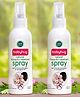 Babyhug 100% Natural Mosquito Repellent Spray - 100 ml pack of 2