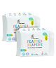 R for Rabbit Tape Style Premium Feather Diapers Extra Small - 44 Pieces (Pack of 2)