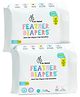 R for Rabbit Feather Diaper Pants Size XXL - 72 Counts (Pack of 2)