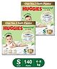 Huggies Natural Soft Premium Baby Diaper Pants Small 70 Pieces  - (Pack of 2)