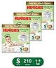 Huggies Natural Soft Premium Baby Diaper Pants Small 70 Pieces  - (Pack of 3)