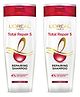L'Oreal Paris Shampoo, For Damaged and Weak Hair - 650 ml (Pack of 2)