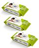Little Angel Super Soft Cleansing Baby Wipes with Lid - 72 Pieces - (Pack of 3)