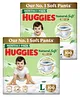 Huggies Natural Soft Premium Baby Diaper Pants Large - 100 Pieces - (Pack of 2)