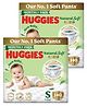 Huggies Natural Soft Premium Baby Diaper Pants Small - 140 Pieces - (Pack of 2)