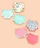 Bonfino Premium 100% Organic Cotton Padded Training Pants Macaroon Print - Pink (Size 1) & Bonfino Premium 100% Organic Cotton Padded Training Pants Transport Print - Blue (Size 1)