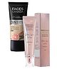 Faces Canada Strobe Cream Rose Gold  - 30 g & All Day Hydra 3 in 1 Matte Foundation With Moisturizer & SPF 30 Absolute Ivory 012 - 25 ml