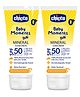 Chicco Baby Moments Mineral Sun Cream SPF 50 - 75 gm (Pack of 2)