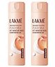 Lakme Peach Milk Moisturizer Body Lotion - 120 ml (Pack of 2)