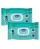 Chicco Wet Wipes with Fliptop - 72 Wipes (Pack of 2)