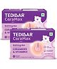 Tedibar Ceramax Bathing Bar - 75 g Enriched with Ceramides & Vitamin E|100% Soap Free| Skin friendly pH – By Torrent Pharma (Pack of 2)