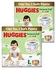 Huggies Natural Soft Premium Baby Diaper Pants, Large Size (9-14 Kgs) 50 Pieces (Pack of 2)