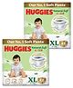 Huggies Natural Soft Premium Baby Diaper Pants, Extra Large Size (12-17 Kgs) 42 Pieces (Pack of 2)