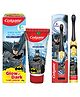 Colgate Baby Kids Batman Battery Powered Electric Toothbrush Extra Soft Bristles - Multicolor & Kids Toothpaste Gentle Protection Batman Bubble Fruit Flavour- 80 g