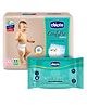 Chicco Comfypro Diaper Pants Extra Large - 11 Pieces & Soft Moisturizing Wet Wipes - 72 Pieces