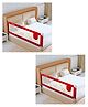 LuvLap Comfy Bed rail Red (Pack of 2)