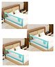LuvLap Comfy Bed Rail Green Without Print (Pack of 3)