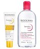 Bioderma SPF 100 Sunscreen and Sensibio H2O Cleanser - Ultimate care for sensitive skin Combo