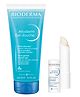Bioderma Soft Skin and Lips Duo  Atoderm Gel douche 100ml and Lip Balm Combo