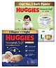 Huggies Natural Soft Premium Baby Diaper Pants (L Size- 50 Pieces) & Huggies Natural Soft Overnite Diaper Pants| Premium Pant Style Baby Diapers (L Size- 34 Pieces)
