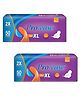 Pro-ease Go XL Sanitary Pads - 15 pieces (Pack of 2)