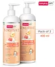 BabyhugPro Sensitive pH 5.5 Peach Milk Lotion - 400 ml - Pack of 2