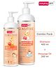 BabyhugPro Sensitive pH 5.5 Peach Milk Shampoo - 400 ml and BabyhugPro Sensitive Peach Massage Oil - 200 ml