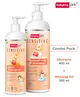BabyhugPro Sensitive pH 5.5 Peach Milk Shampoo - 400 ml and BabyhugPro Sensitive Peach Massage Oil - 200 ml