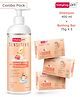 BabyhugPro Sensitive pH 5.5 Peach Milk Shampoo - 400 ml and BabyhugPro Sensitive pH 5.5 Peach Milk Bathing Bar - 75 g - Pack of 3