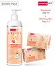 BabyhugPro Sensitive pH 5.5 Peach Milk Shampoo - 200 ml and BabyhugPro Sensitive pH 5.5 Peach Milk Bathing Bar - 75 g - Pack of 2