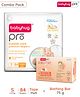BabyhugPro Bubble Care Premium Tape Style Diaper (S) Small - 84 Pieces & BabyhugPro Sensitive pH 5.5 Peach Milk Bathing Bar - 75 g
