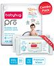 BabyhugPro Bubble Care Premium Pant Style Diapers (XXL) - 30 Pieces & BabyhugAdvanced 99% Pure Water Unscented Baby Wipes Pack of 2 - 72 Pieces Each