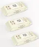 Ed-a-Mamma Wet Wipes The Goodness of Aloevera 80 Pulls Pack of 3