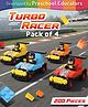 Intelliskills 4-in-1 Turbo Racer: Build Your Own Cars Combo | 200 Pieces: 4 Cars (Blue, Yellow, Red, Orange)| STEM Building Blocks Construction Set | BIS Certified | Educator Recommended | For Giftin