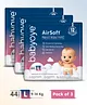 BabyoyeAir Soft Premium Pant Style Diaper Large Pack of 3 - 44 Pieces each