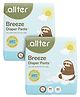 allter Breeze Baby Diaper Pants M Size (7-12 Kgs) 32 Count(Pack of 2)