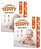 Teddyy Baby Premium Taped Style Diapers Extra Small - 66 Pieces(Pack of 2)