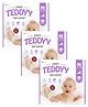 Teddyy Baby Easy Tape Diapers Medium 63 Diapers (Pack of 3)  6-11 kgs