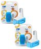 STIM Junior Silicone Baby Finger toothbrush, Great For massaging & cleaning gums, BPA-Free, Travel friendly- Multicoloured - Pack of 2