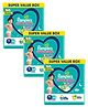 Pampers All Round Protection Pant Style Baby Diapers, X-Large (XL), 168 Count, 12-17kg, Anti-rash blanket, 360 degree Lotion with Aloe Vera(Pack of 3)