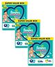 Pampers All Round Protection Pant Style Baby Diapers, Medium (M), 228 Count, 7-12kg, Anti-rash blanket, 360 degree Lotion with Aloe Vera(Pack of 3)