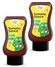Little Joys Tomato Sauce Squeeze | No Refined Sugar, No Added Preservatives or Chemicals | 100% Vegetarian | 320g (Pack of 2)